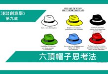 【第九章】六頂帽子思考法 Six Thinking Hats