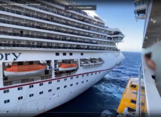 突發:Carnival Glory差點和Oasis of the Seas發生碰撞!