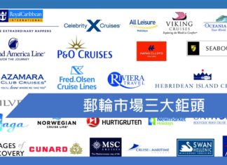 郵輪市場三大鉅頭
