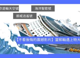 【不看後悔的震撼影片】當郵輪遇上特大風暴