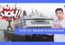 【珍貴片段】雙魚星號於青衣聯合船塢維修